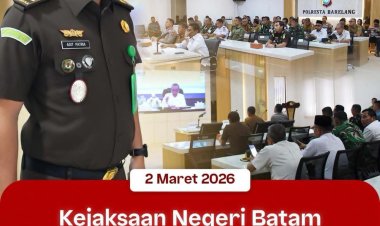 Kejari Batam Hadiri Rakor Lintas Sektoral Kesiapan Operasi Ketupat 2026 di Mapolresta Barelang