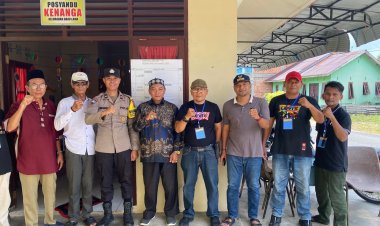 Bhabinkamtibmas Dabo Lama Wujudkan Demokrasi Lingkungan yang Damai