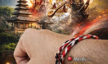 Asal-Usul Benang Tridatu, Simbol Suci Pengingat Jati Diri Umat Hindu Bali