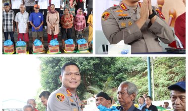 Penyerahan Bantuan 3.800 Paket Sembako oleh PT Utama Group di Lubuk Baja Berlangsung Aman dengan Pengamanan Polresta Barelang