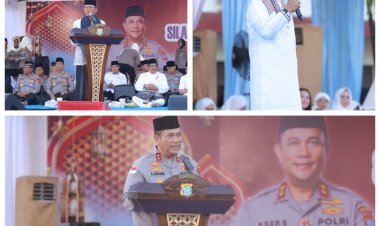 KAPOLDA KEPRI HADIRI SILATURAHMI KEBANGSAAN DAN PERINGATAN NUZULUL QUR’AN 1447 H DI BATAM
