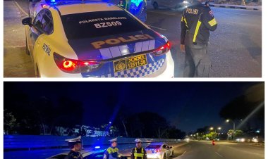 Patroli Malam Hingga Dini Hari, Satlantas Polresta Barelang Pastikan Situasi Lalu Lintas Kondusif