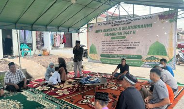 Polsek Sungai Beduk Hadiri Buka Puasa Bersama IKM Bukit Indah Piayu, Perkuat Kebersamaan di Bulan Ramadhan