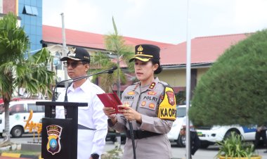 Pastikan Mudik Aman, Polres Karimun dan Forkopimda Apel Gelar  Pasukan Operasi Ketupat Seligi 2026