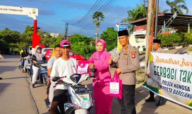 Polsek Nongsa Berbagi Takjil, Wujud Kepedulian dan Kedekatan Polri Dengan Masyarakat di Bulan Ramadhan