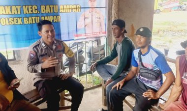 Jumat Curhat Kamtibmas, Polsek Batu Ampar Ajak Warga Tanjung Sengkuang Jaga Keamanan Jelang Idulfitri 1447 H