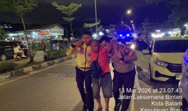 Respon Cepat Laporan Masyarakat Melalui Layanan 110, Personel Polsek Batam Kota Datangi Lokasi Dugaan Laka Lantas