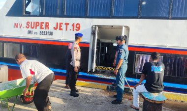 Polres Lingga Tingkatkan Pengamanan Transportasi Laut melalui Pos Pelayanan Jagoh