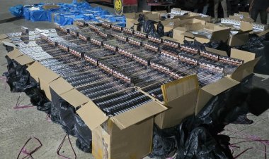 Speedboat Tanpa Awak Kandas di Pulau Panjang, Bea Cukai Batam Amankan 1,12 Juta Batang Rokok Ilegal