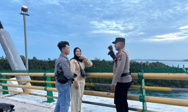 Pengamanan dan Patroli Sambang Pos Pam Jembatan 1 Barelang Berjalan Kondusif dalam Operasi Ketupat Seligi 2026