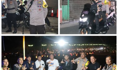 Polres Lingga Amankan Tradisi Malam 7 Likur di Bunda Tanah Melayu