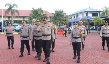 Tim Wasops Polda Kepri Cek Kesiapan Personel dan Sarpras Operasi Ketupat Seligi 2026 di Polres Karimun