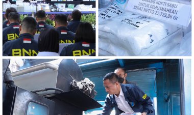 BNN Musnahkan 35 Kg Narkotika, Bongkar Jaringan Bandara hingga Lab Rahasia di Bali