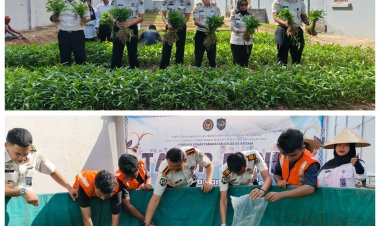 Produktif dan Berdampak, Lapas Batam Panen Kangkung dan Kembangkan Budidaya Lele