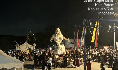 Polsek Sekupang Hadirkan Pengamanan Maksimal Pawai Ogoh-ogoh Tawur Agung Kesanga di Batam