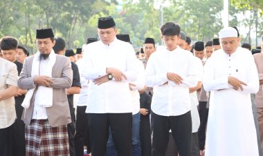 Polresta Barelang Gelar Shalat Idul Fitri 1447 H, Pererat Silaturahmi dengan Masyarakat