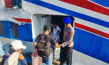 Operasi Ketupat Seligi 2026, Polre Lingga Jamin Keamanan Penumpang di Pelabuhan Jagoh