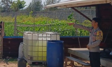 Polsek Bengkong Intensifkan Perawatan Lahan Jagung Pipil Hari Ke-50 Dukung Program Ketahanan Pangan Nasional