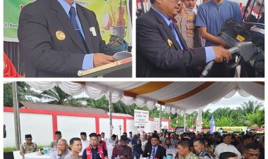 Bupati Aceh Singkil Resmikan SPBU Kompak 3T di Desa Biskang