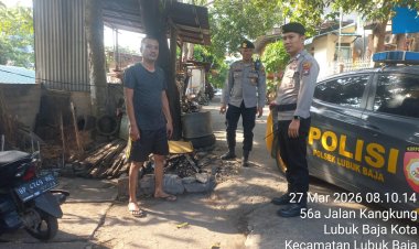 Respon Cepat Layanan 110, Personel Polsek Lubuk Baja Sigap Mediasi Perselisihan Warga