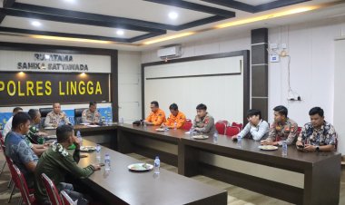 Karhutla Jadi Fokus, Polres Lingga Tingkatkan Sinergi Penanganan