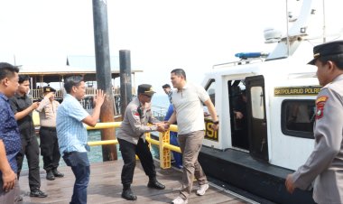 Kapolresta Barelang Tinjau Pembangunan Fasilitas Pendidikan dan Kunjungi Wilayah Belakang Padang