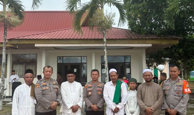 Sholat Istisqa di Galang, Wujud Kebersamaan Polri dan Masyarakat Memohon Turunnya Hujan