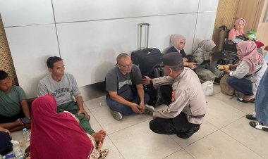 POLDA KEPRI INTENSIFKAN PENGAMANAN ARUS BALIK DI BANDARA HANG NADIM, PASTIKAN PERJALANAN AMAN DAN NYAMAN