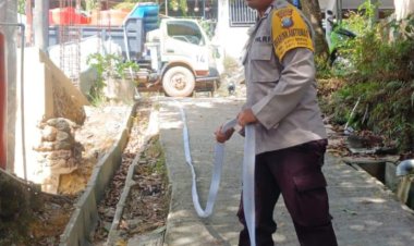 Polsek Batu Ampar Laksanakan Monitoring Hari Ke-67 Distribusi Air Bersih di Tanjung Sengkuang dan Batu Merah