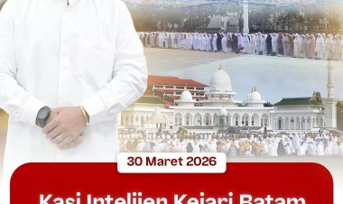 Kasi Intel Kejari Batam Hadiri Shalat Istisqa di Dataran Engku Puteri