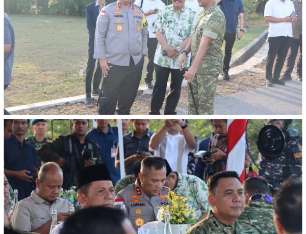 KAPOLDA KEPRI HADIRI PERESMIAN MASJID BAITUL AMIN ANGKASA DI LANUD HANG NADIM BATAM