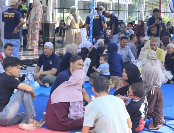 Rindu Tak Terbendung, 847 Pengunjung Padati Lapas Batam di Hari Kedua Lebaran