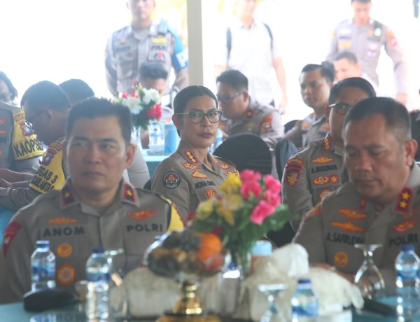 KAPOLDA KEPRI HADIRI ANEV SITKAMTIBMAS DAN MONITORING PELAYANAN PERAYAAN IDUL FITRI 1447 H TAHUN 2026 PADA OBJEK WISATA