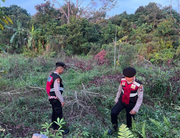 Polres Lingga Intensifkan Patroli Cegah Karhutla di Dabo Singkep