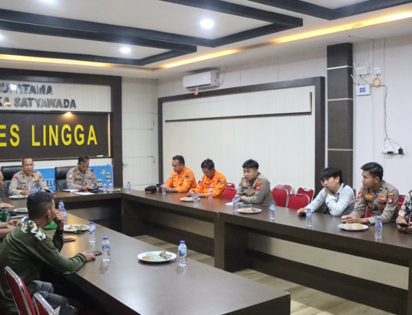 Karhutla Jadi Fokus, Polres Lingga Tingkatkan Sinergi Penanganan