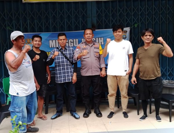 Minggu Kasih Kamtibmas, Polsek Batu Ampar Ajak Warga Sei Jodoh Cegah Karhutla dan Waspada Kejahatan