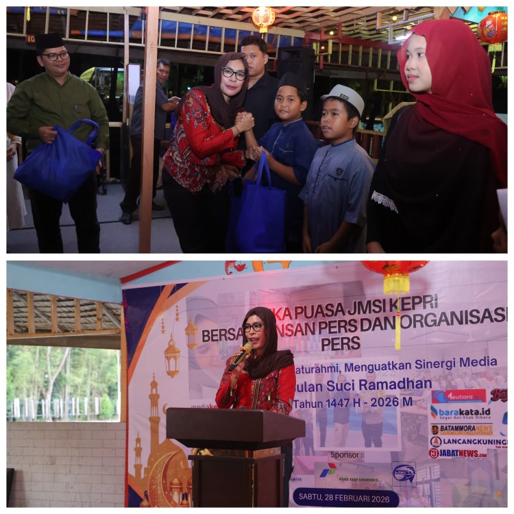 Silaturahmi Ramadhan, Kabid Humas Polda Kepri Hadiri Buka Puasa Bersama JMSI Kepri