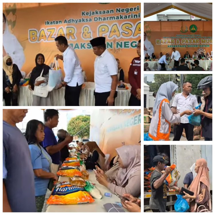 Kejari Batam Gelar Bazar UMKM dan Pasar Murah, Bantu Warga Penuhi Kebutuhan Ramadhan