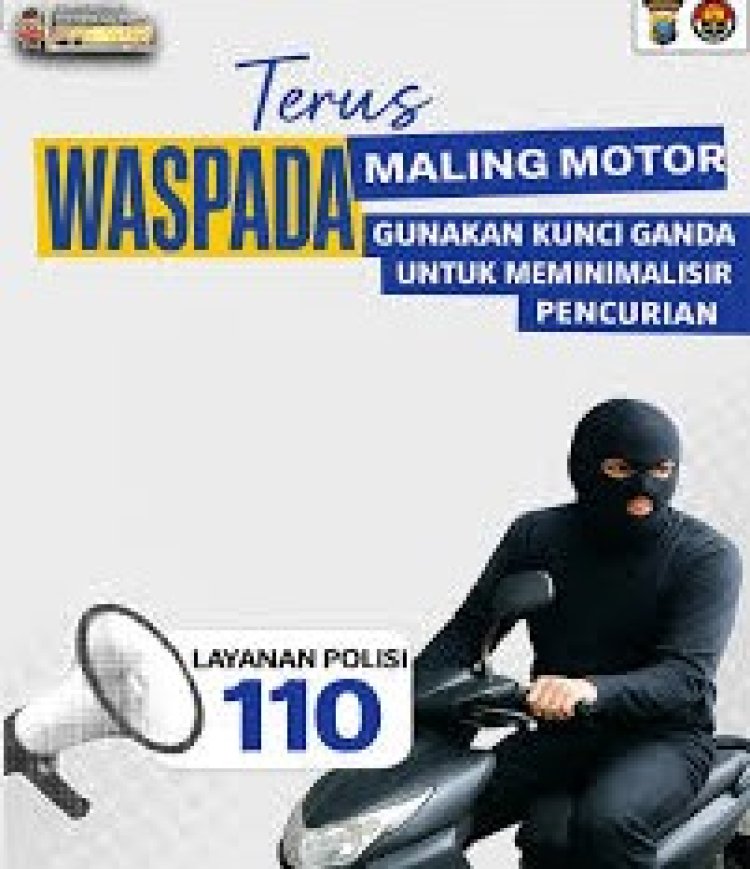 Aksi Heroik Maling "Angkat Motor" di Serpong Terekam CCTV