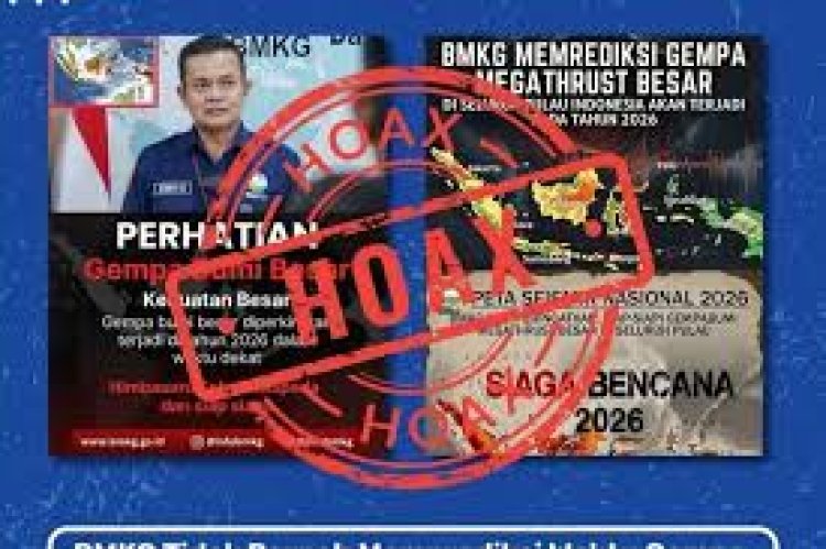 Isu Megathrust 5-10 Maret di Sulawesi Tengah Dipastikan Hoaks