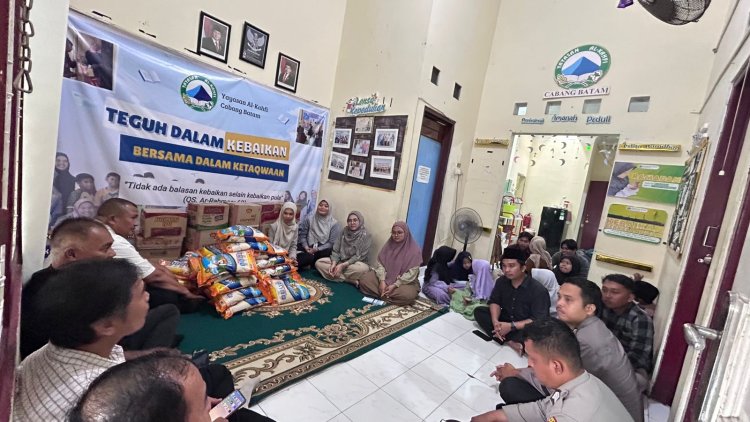 Polresta Barelang Salurkan Bantuan Sosial Ramadhan kepada Anak Yatim di Panti Asuhan Alkahfi