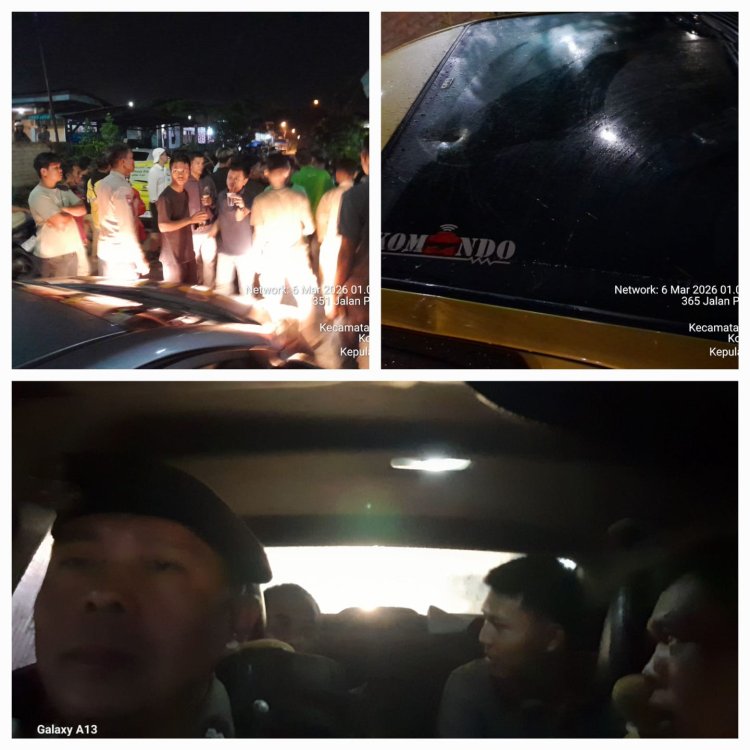 Polsek Batu Aji Respons Cepat Laporan Masyarakat Melalui Layanan 110, Personel Piket Datangi TKP Pengrusakan Mobil