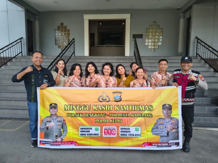 Polsek Bengkong Gelar Minggu Kasih Kamtibmas di Gereja Impact Community, Ajak Jemaat Waspada Penipuan Online
