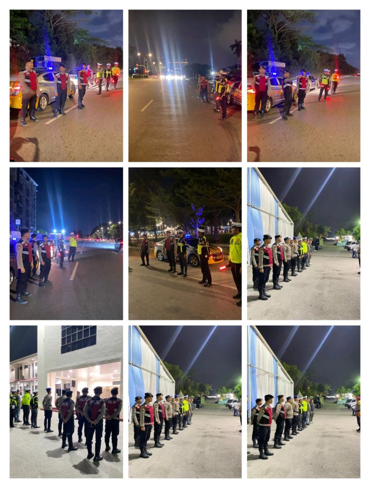 Ciptakan Situasi Aman di Batam, Polresta Barelang Gelar Patroli KRYD di Titik Rawan Malam Hari