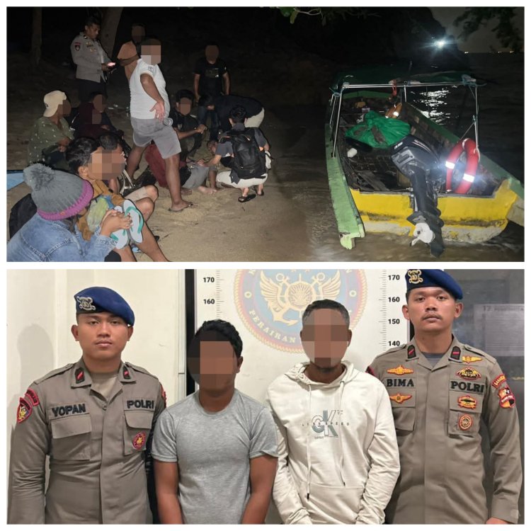 Korpolairud Gagalkan Penyelundupan PMI Ilegal di Nongsa, Dua Pelaku Ditangkap