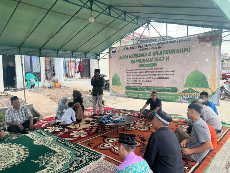 Polsek Sungai Beduk Hadiri Buka Puasa Bersama IKM Bukit Indah Piayu, Perkuat Kebersamaan di Bulan Ramadhan