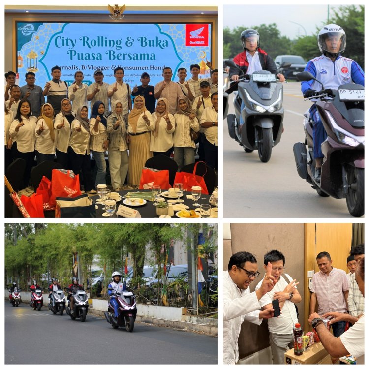 Dari City Rolling Hingga Bukber, Honda Hadirkan Kebersamaan di Ramadan Ride Satu HATI