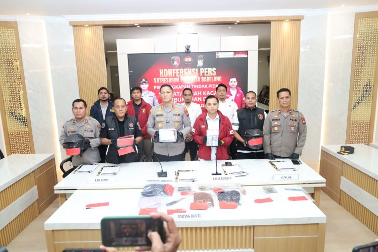 Polresta Barelang Ungkap Kasus Pencurian Dengan Pemberatan Modus Pecah Kaca, Dua Pelaku Diamankan