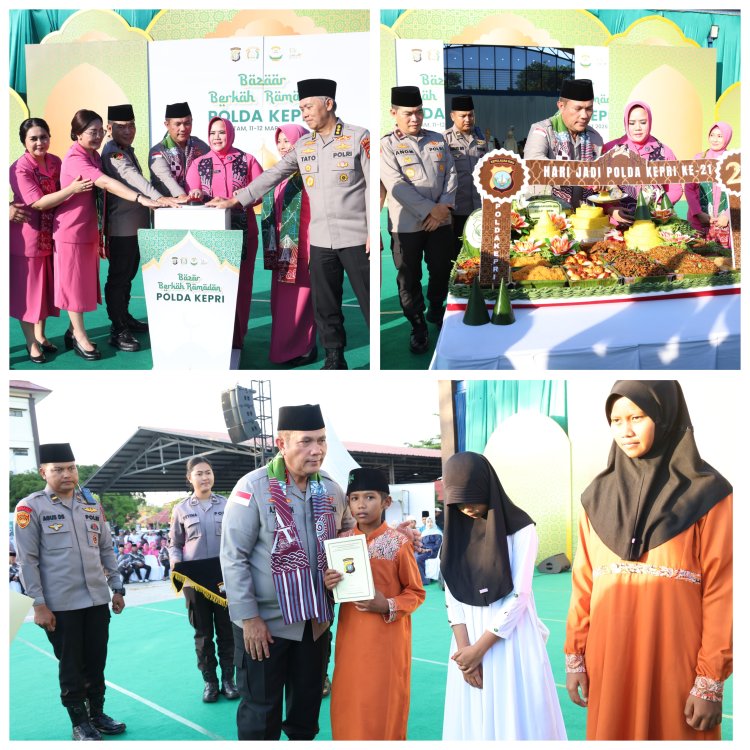 BAZAR BERKAH RAMADHAN 1447 H POLDA KEPRI, WUJUD KEPEDULIAN SOSIAL DALAM RANGKA HUT KE-21 POLDA KEPRI