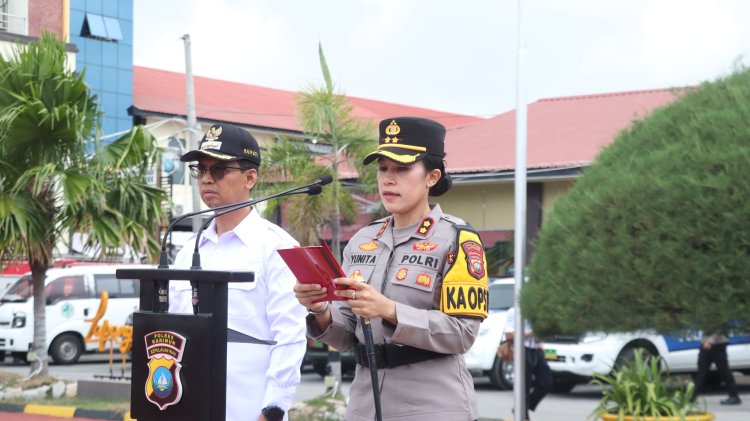 Pastikan Mudik Aman, Polres Karimun dan Forkopimda Apel Gelar  Pasukan Operasi Ketupat Seligi 2026